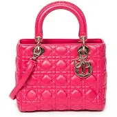 Dior Pre-owned Medium Lady Dior Zip Schoudertas