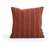 HAY Terrazza Ottoman 60 x 60 | Terracotta narrow stripe