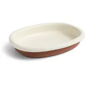HAY Schaal Barro Oval Dish Large Off-White