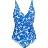 Regatta Dames Baylenne Fleur Bloom Eendelig Zwembadpak (Blauw)