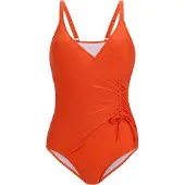 Regatta Dames Baylenne Eenvoudig Badpak (Tangerine Tango)