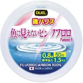 Duel Fish Cannot See Pink 50 M Flurocarbon Transparant 0.370 mm
