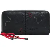 Desigual Portemonnee 'Mickey Mouse' rood / zwart