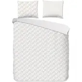 Pure Dekbedovertrek Micropercal Gouda - white sand 200x200/220cm