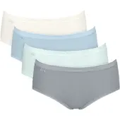 Sloggi Slip ' Originals Basic ' crème / turquoise / lichtblauw / grijs