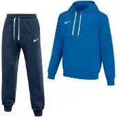 Nike Park 26 Fleece Pullover Hoodie Joggingpak Blauw Wit