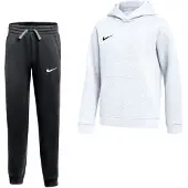 Nike Park 26 Fleece Pullover Hoodie Joggingpak Kids Wit Zwart