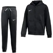 Nike Park 26 Fleece Vest Joggingpak Kids Zwart Wit
