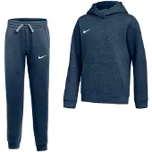 Nike Park 26 Fleece Pullover Hoodie Joggingpak Kids Donkerblauw Wit
