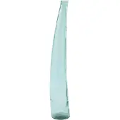 J-Line vloervaas - glas - azuurblauw - large