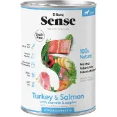 Dibaq 12x Sense Puppy Hondenvoer Blik Salmon & Turkey 385 gr