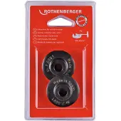 Rothenberger Reserve-snijwiel | snijwiel-d. 41 mm snijdiepte 8 mm | hooggelegeerd, geharde staal | 2 stuks in blister - 070061D 070061D
