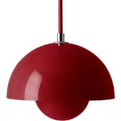 &tradition Hanglampe &Tradition, Flowerpot VP10, dimbare, Rood, Woonkamer, Metaal, Designer