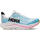 Hoka One One Sportschoen 'CLIFTON 10' hemelsblauw / lichtroze / zwart / wit