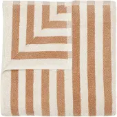 Blomus Badlaken Arto Thick Stripes Moonbeam/Amber Brown