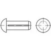Toolcraft TO-5451876 Halfronde kerfnagel 3 mm 500 stuk(s)