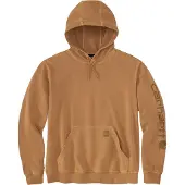 Carhartt Durham Garment Dyed Logo Hoodie Maat
