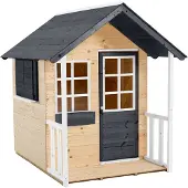 50nrth Speelhuis Holli, 121 x 137 cm, hout met raam, deur en veranda