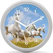 Eurotime Kinderklok paard - 3 Schimmels in galop