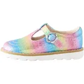 Next Ballerina's hemelsblauw / neongeel / rosa