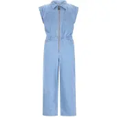 Like Flo F602-5003 Meisjes chambrey Jumpsuit - Maat 128