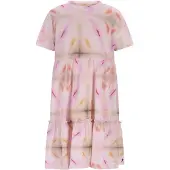 Like Flo A-lijn jurk ecru Meisjes Polyester Ronde hals Meerkleurig - maat 158