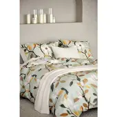 Vandyck Dekbedovertrek Twiggy Pistache Satijn-240 x 200 / 220 cm | Lits-Jumeaux