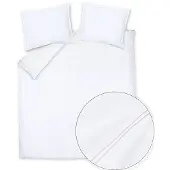 Vandyck Dekbedovertrek Purity Torino White Satijn-200 x 200 / 220 cm | 2-Persoons