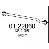 MTS 01.22060 Voorpijp