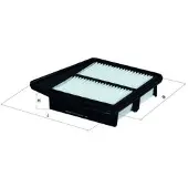Knecht MAHLE luchtfilter LX 2835