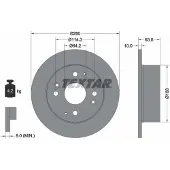 Textar 92138600 Remschijf