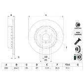 Bosch 0 986 479 G14 Remschijf