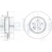 Delphi BG3728 Remschijf