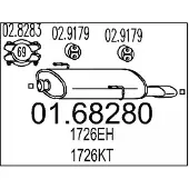 MTS 01.68280 Einddemper
