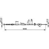 Bosch 1 987 482 653 Handremkabel
