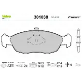 Valeo 301038 Remblokken