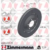 ZIMMERMANN 460.4551.75 Remschijf