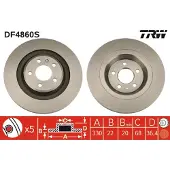 TRW DF4860S Remschijf