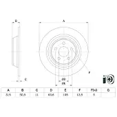 Bosch 0 986 479 E82 Remschijf