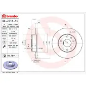 Brembo 08.7814.11 Remschijf