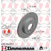 ZIMMERMANN 430.2649.52 Remschijf