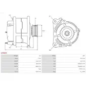 AS-PL A5560S Dynamo / Alternator