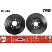 TRW DF4360 Remschijf