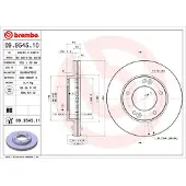 Brembo 09.9545.11 Remschijf