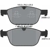 Textar 2439901 Remblokken