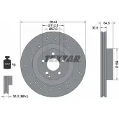 Textar 92224605 Remschijf