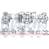 Nissens Compressor airconditioning 891069