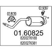 MTS 01.60825 Einddemper