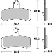 Brembo 07hd15sa Gesinterde Remblokken