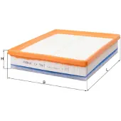Knecht LX 3987 Luchtfilter